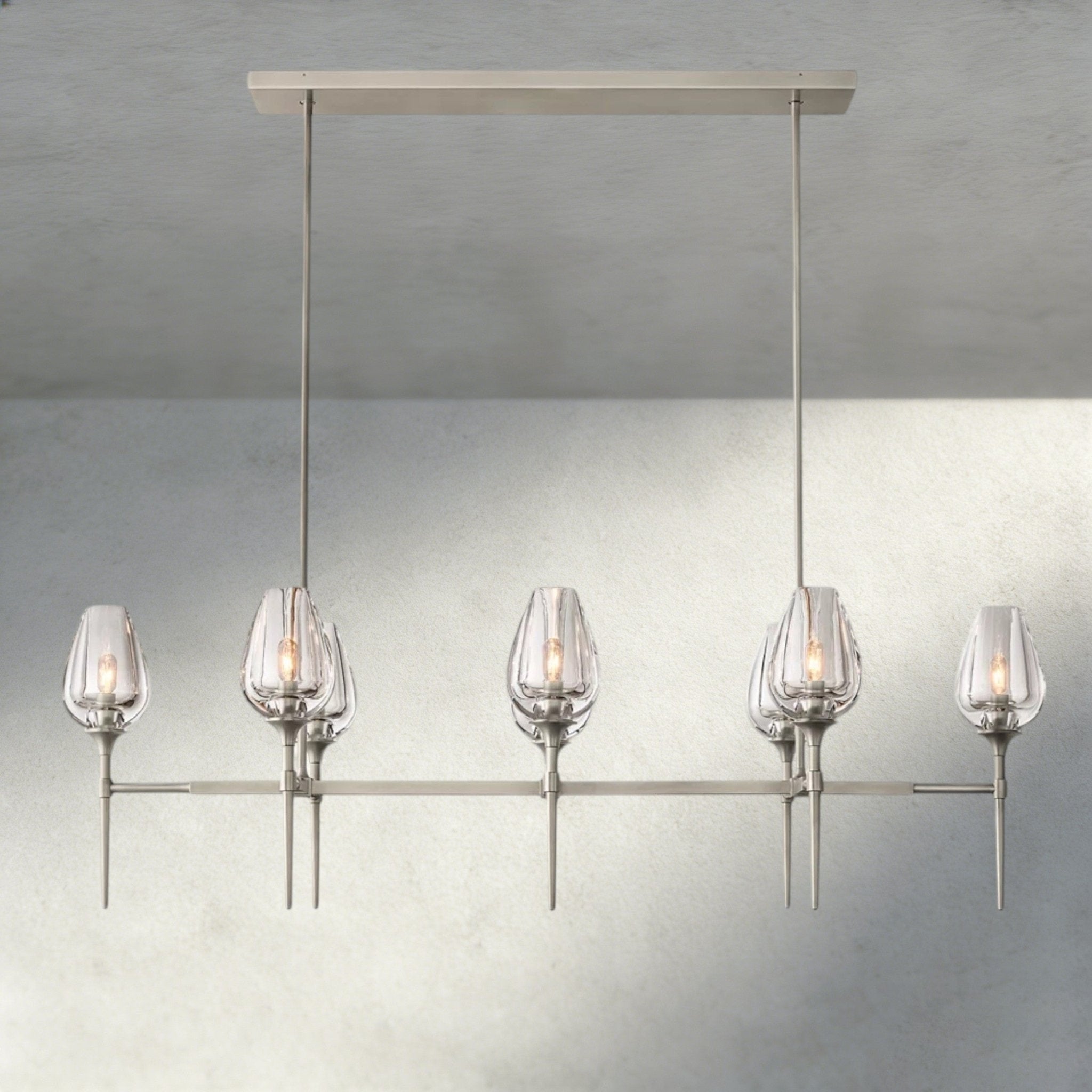 Tulip Linear Chandelier 52", 65" - fovolighting