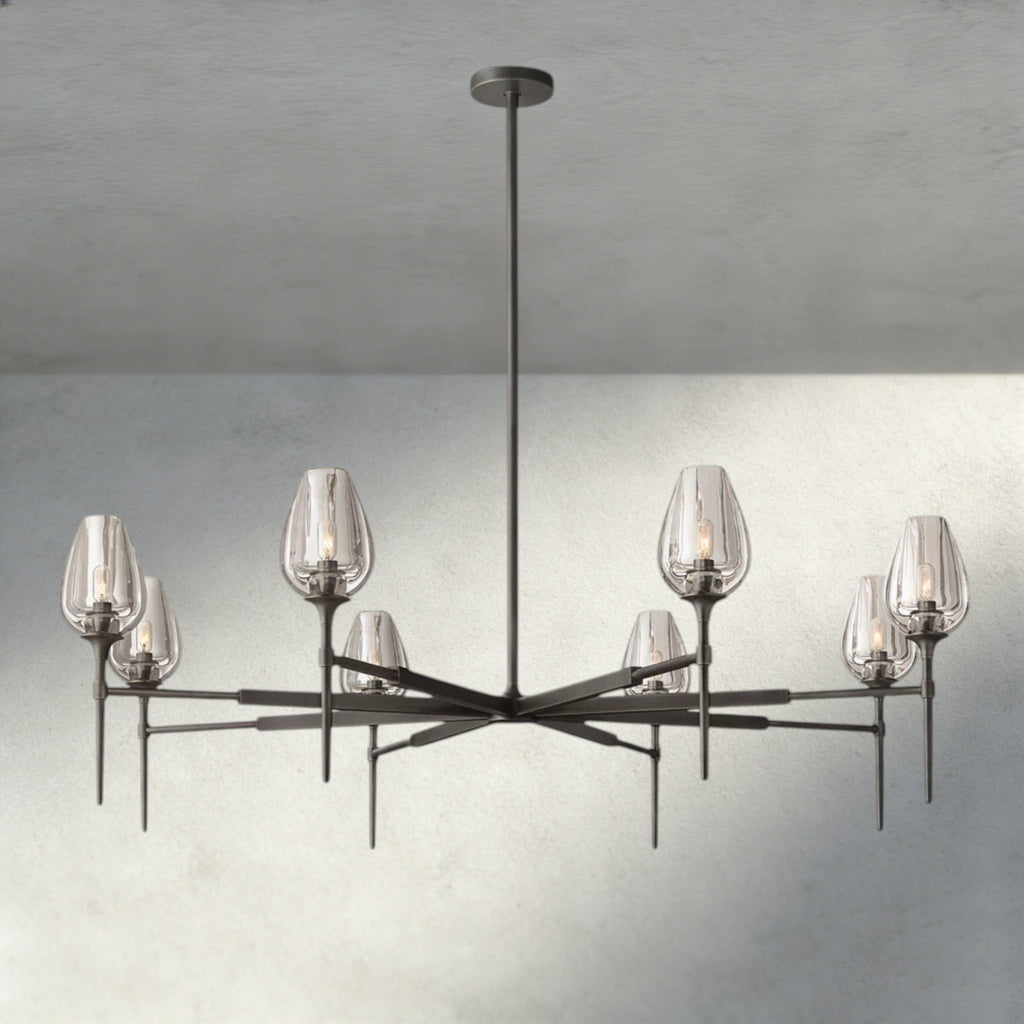 TULIP ROUND CHANDELIER 27", 42", 54" - fovolighting