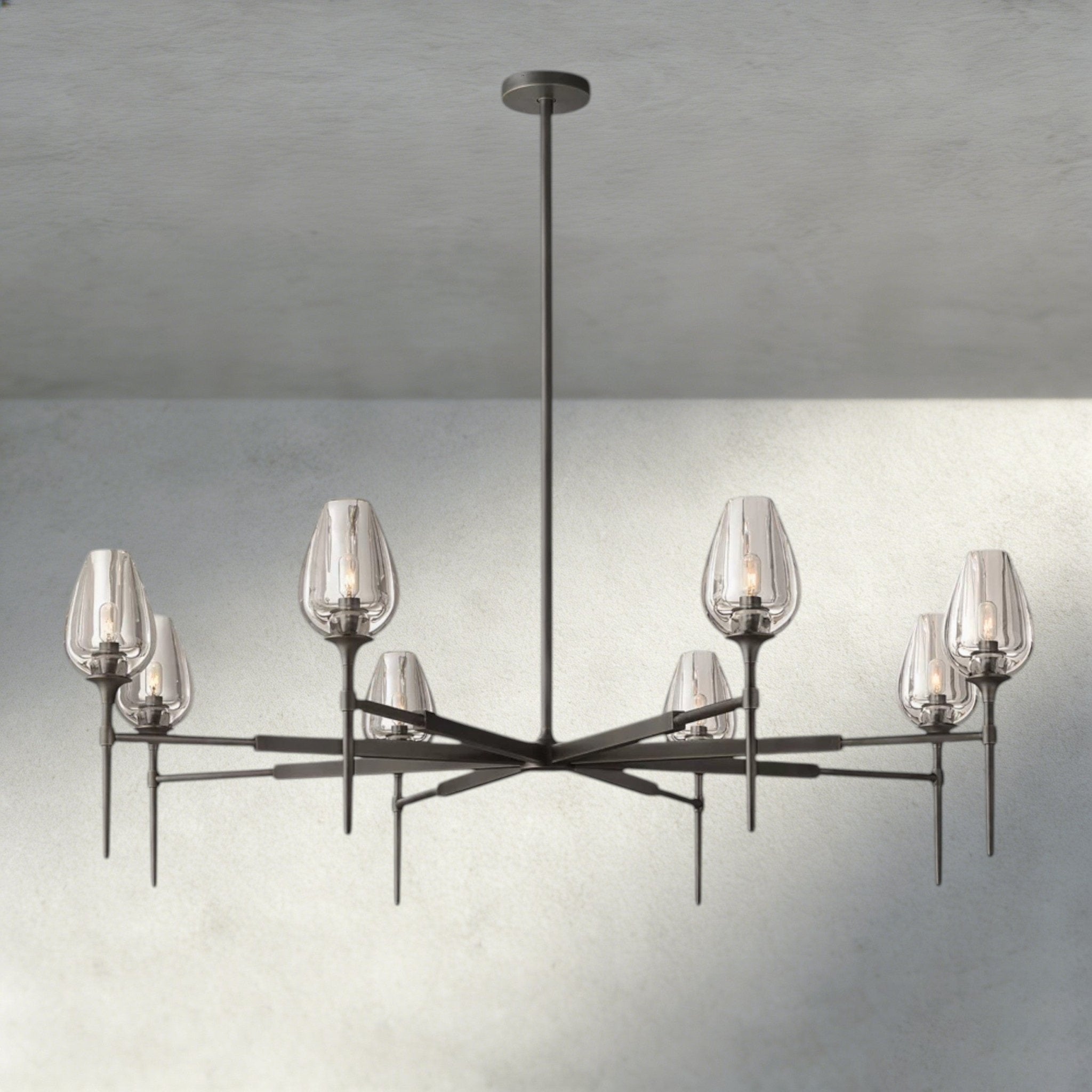 TULIP ROUND CHANDELIER 27", 42", 54" - fovolighting