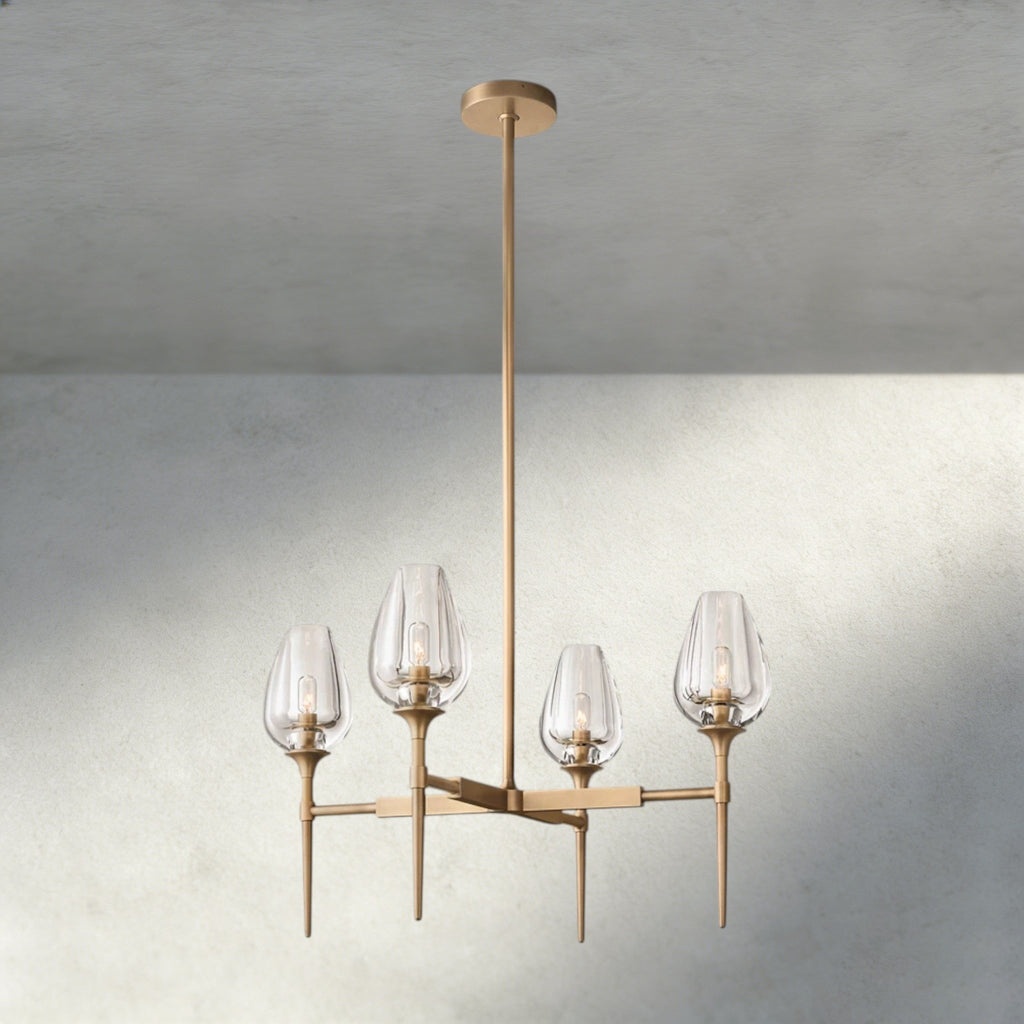 TULIP ROUND CHANDELIER 27", 42", 54" - fovolighting