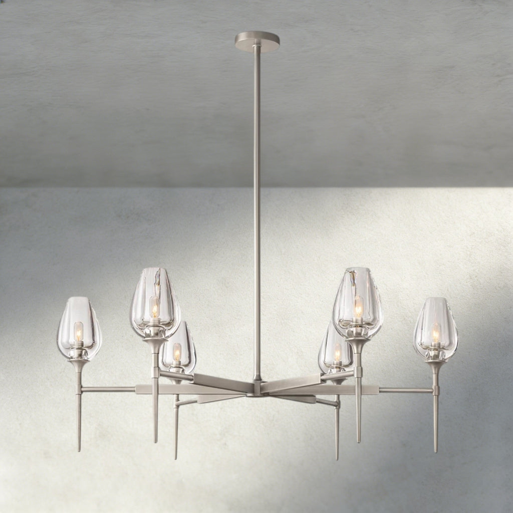 TULIP ROUND CHANDELIER 27", 42", 54" - fovolighting