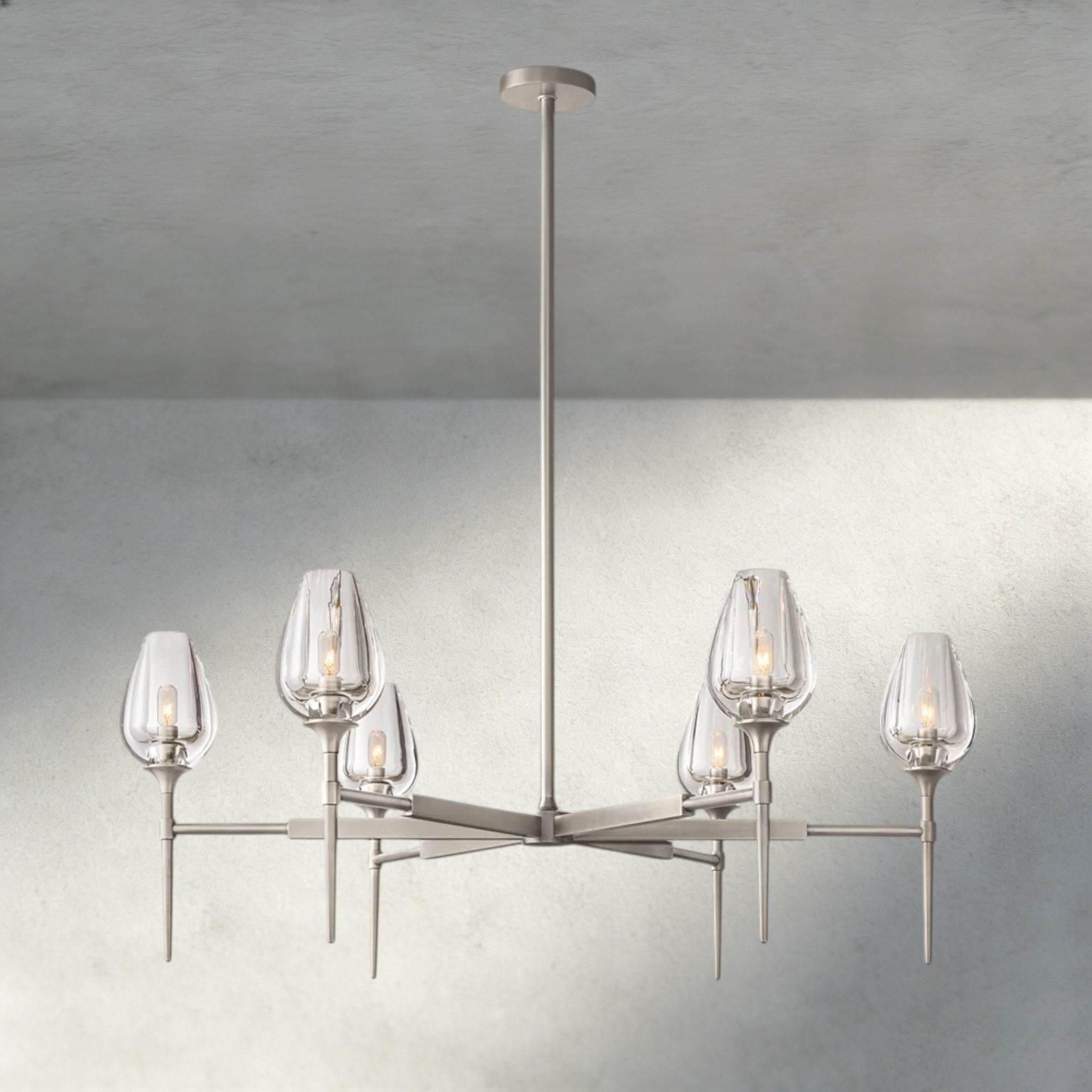 TULIP ROUND CHANDELIER 27", 42", 54" - fovolighting