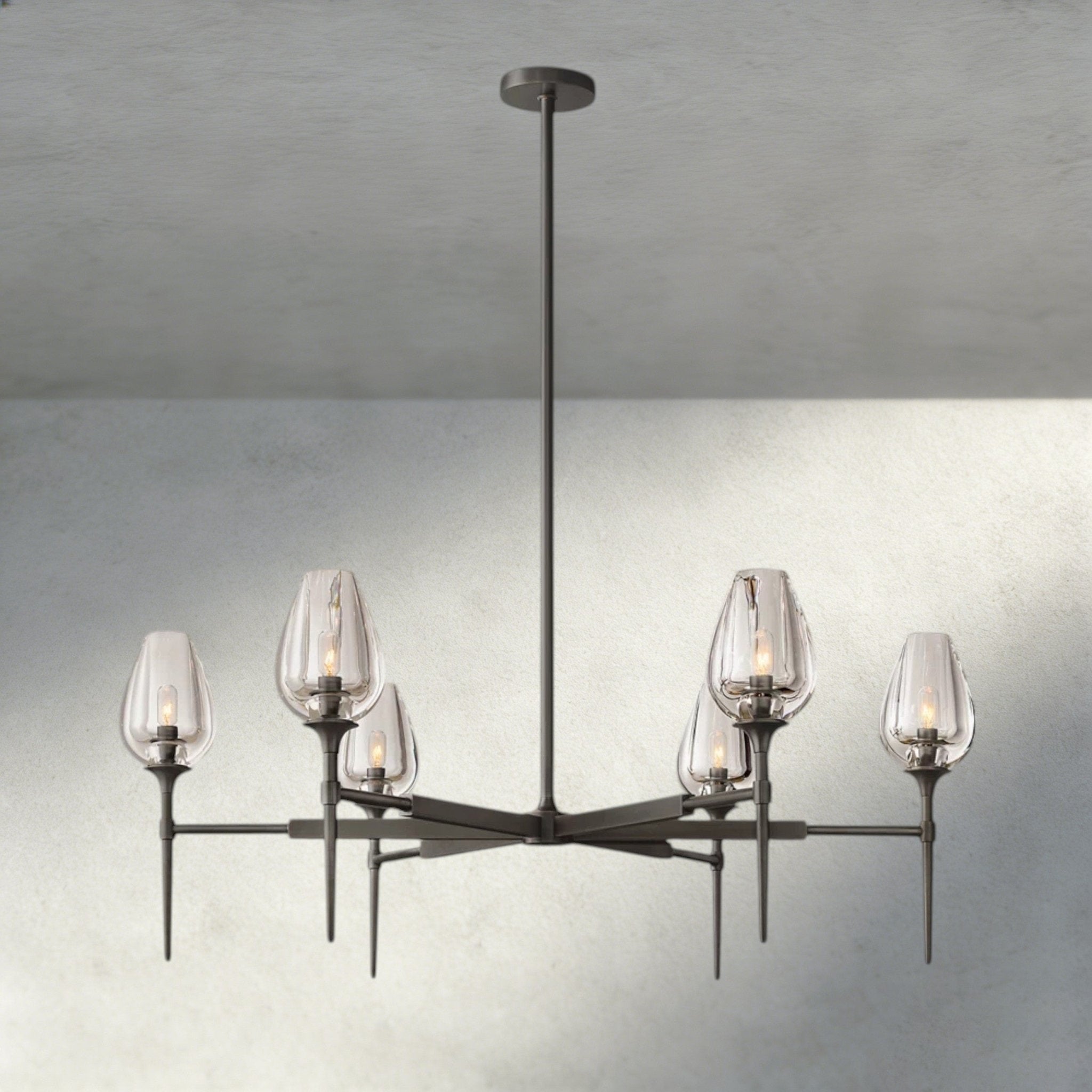 TULIP ROUND CHANDELIER 27", 42", 54" - fovolighting