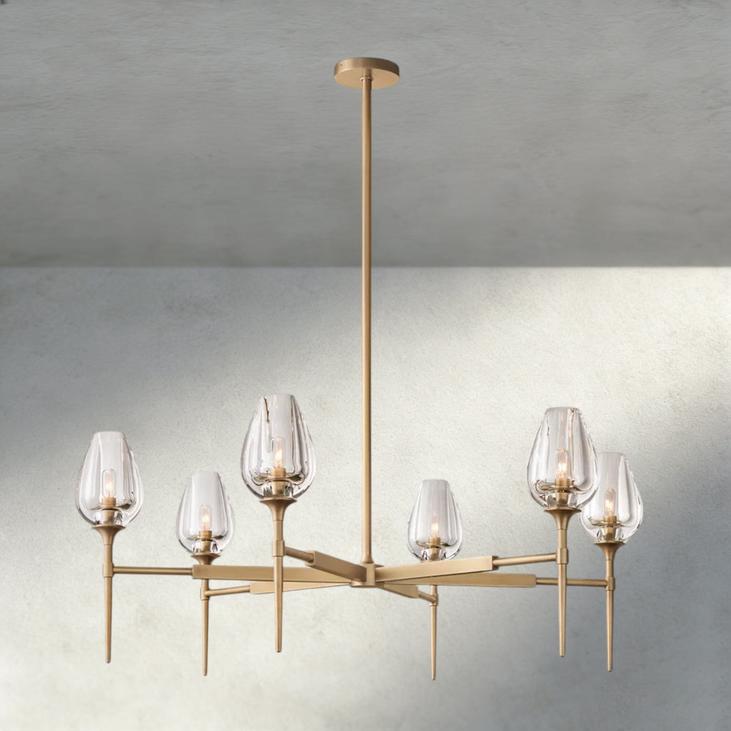 TULIP ROUND CHANDELIER 27", 42", 54" - fovolighting