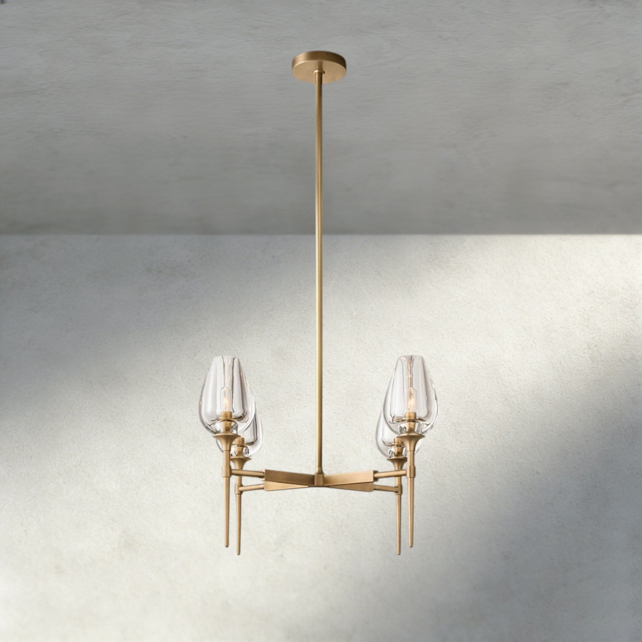 TULIP ROUND CHANDELIER 27", 42", 54" - fovolighting