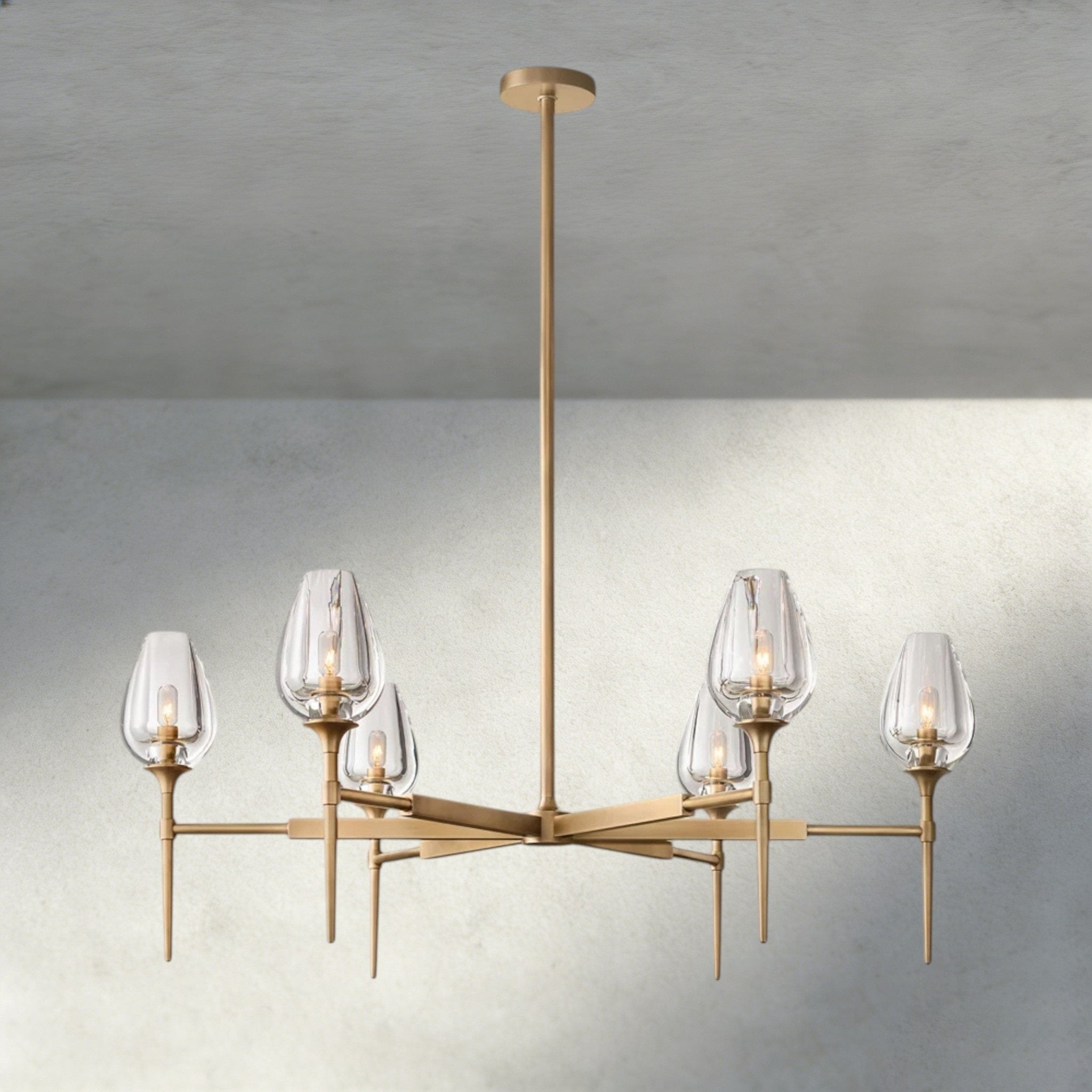 TULIP ROUND CHANDELIER 27", 42", 54" - fovolighting