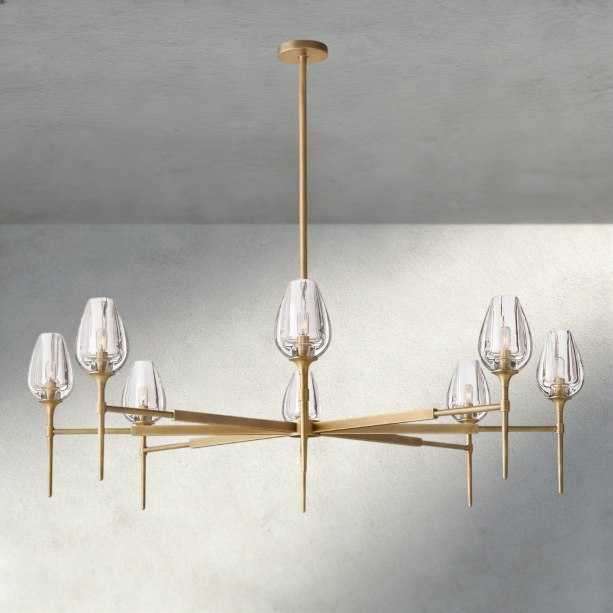 TULIP ROUND CHANDELIER 27", 42", 54" - fovolighting