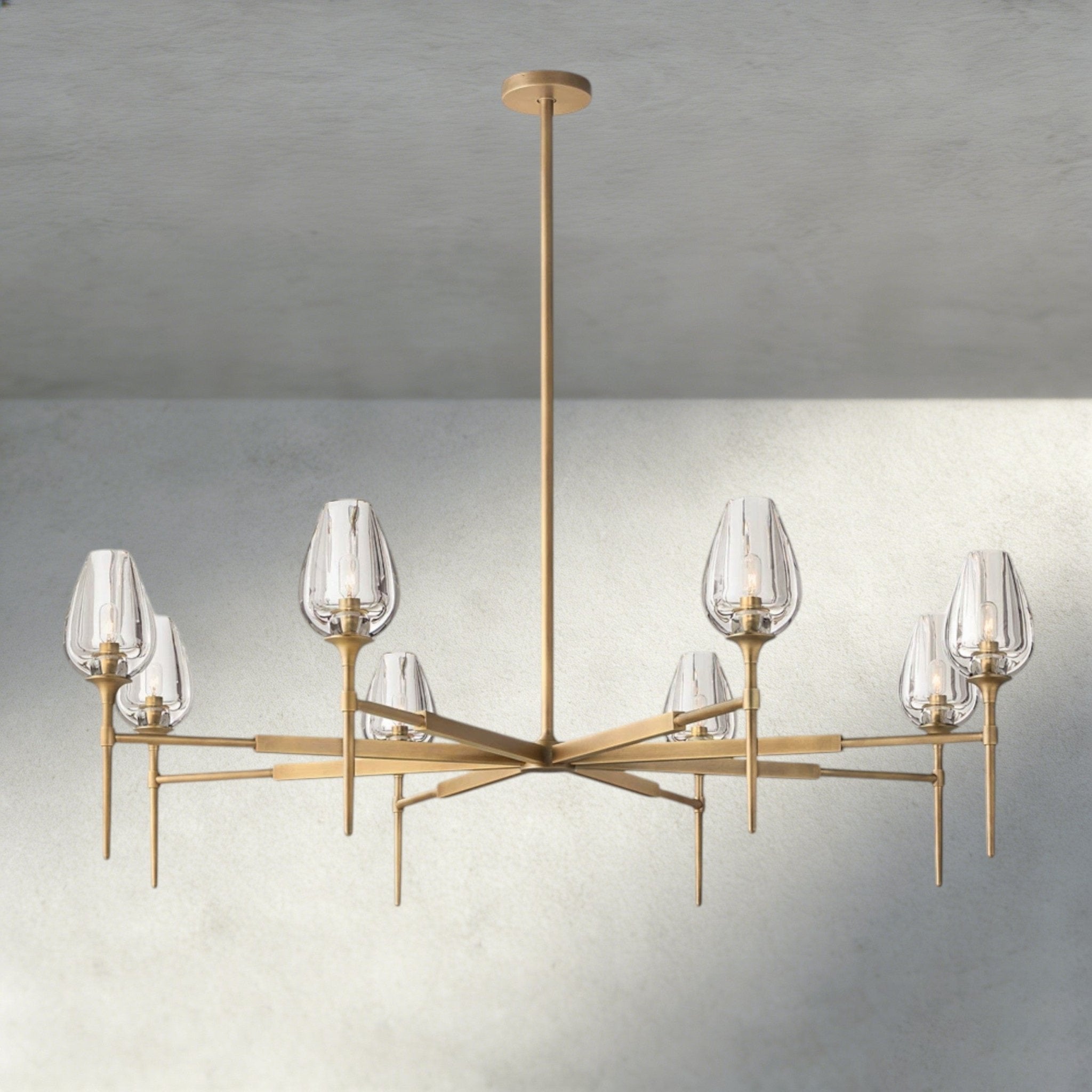 TULIP ROUND CHANDELIER 27", 42", 54" - fovolighting