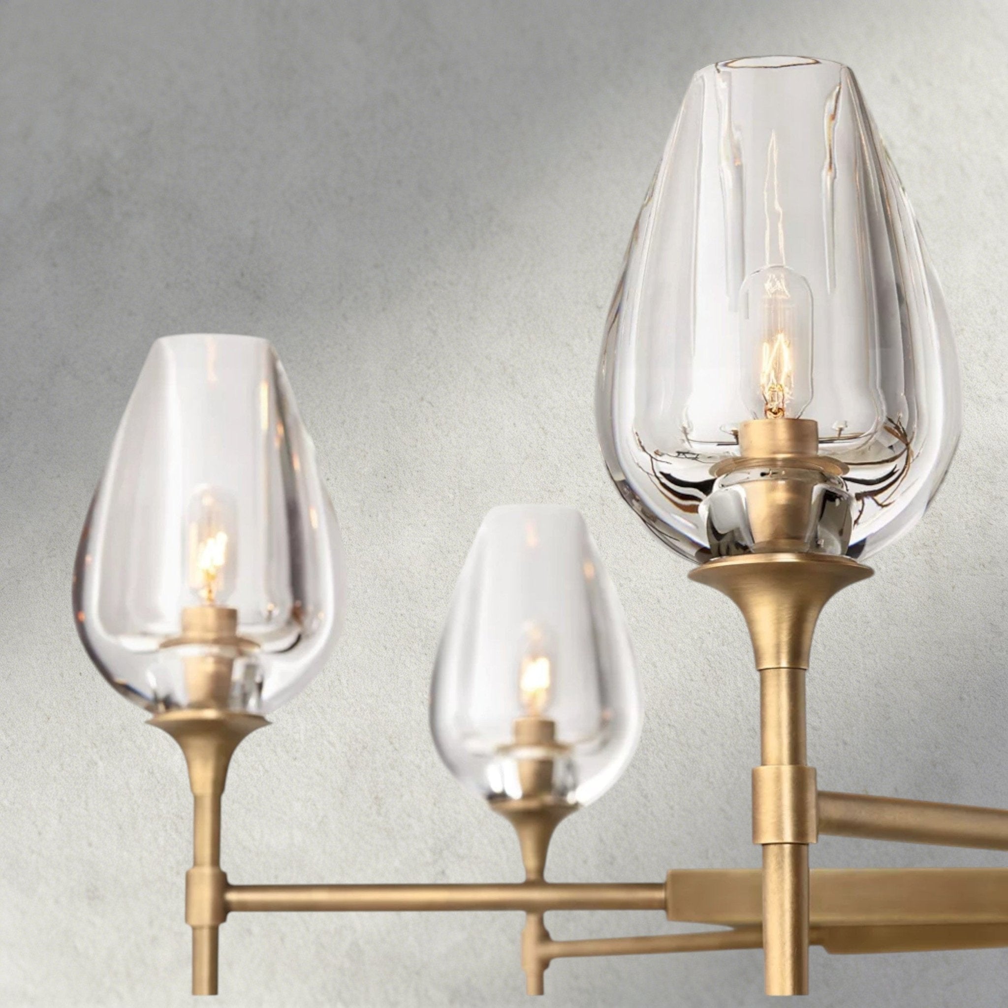 TULIP ROUND CHANDELIER 27", 42", 54" - fovolighting