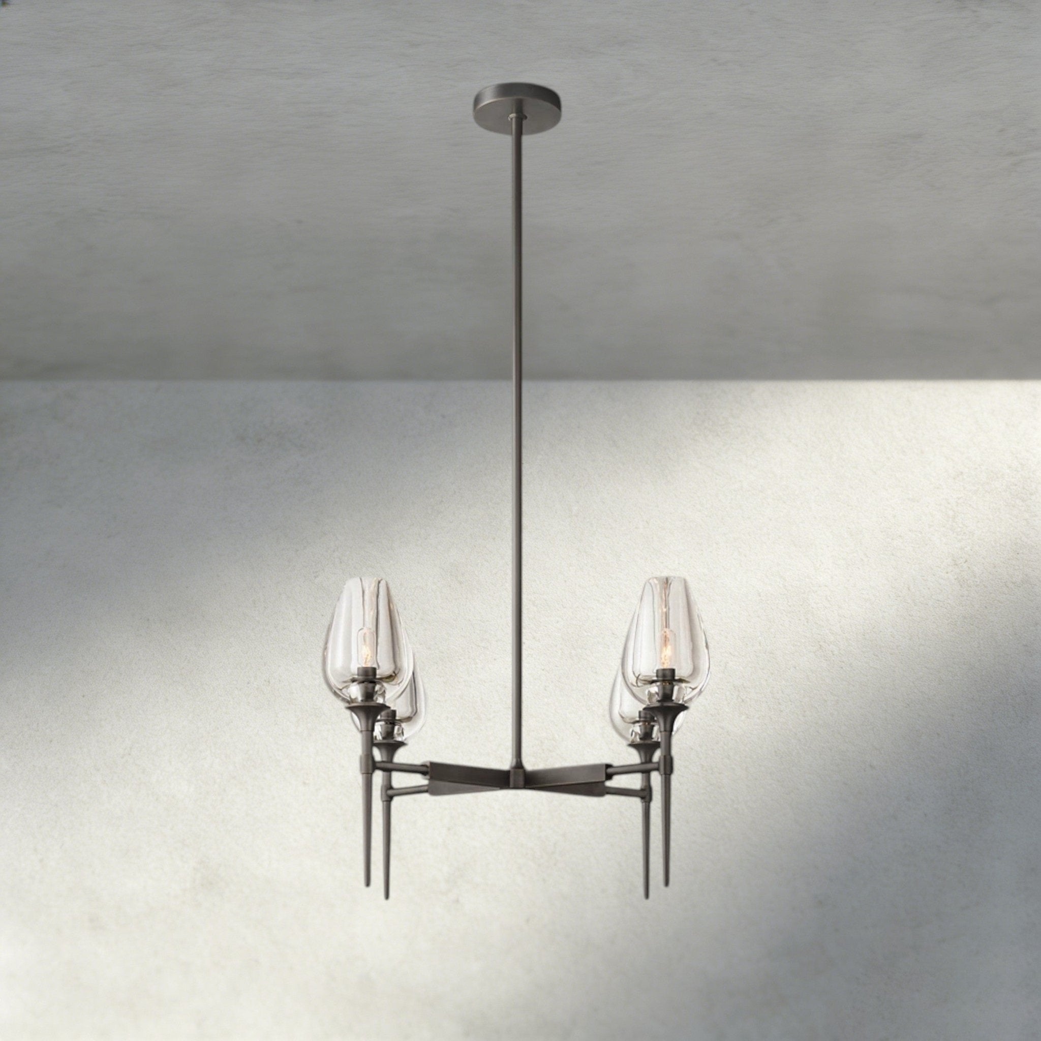 TULIP ROUND CHANDELIER 27", 42", 54" - fovolighting