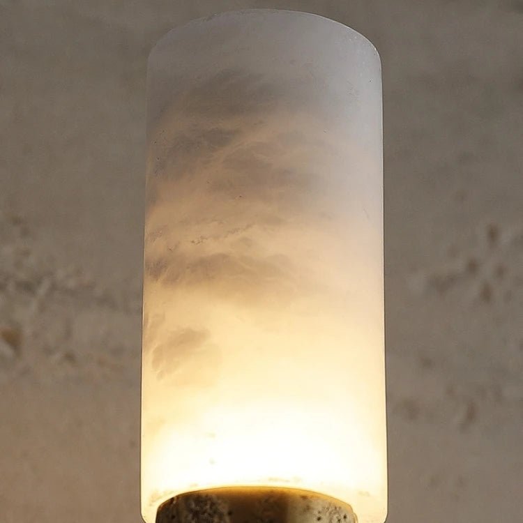 Valen™ Forged Brass & Marble Wall Sconce - fovolighting
