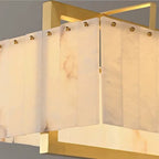 Valente Marble & Copper Modern Chandelier - fovolighting