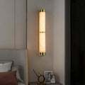 Valle Marble & Brass Wall Sconce - fovolighting
