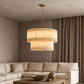 Valmont Marble Chandelier 39" - fovolighting