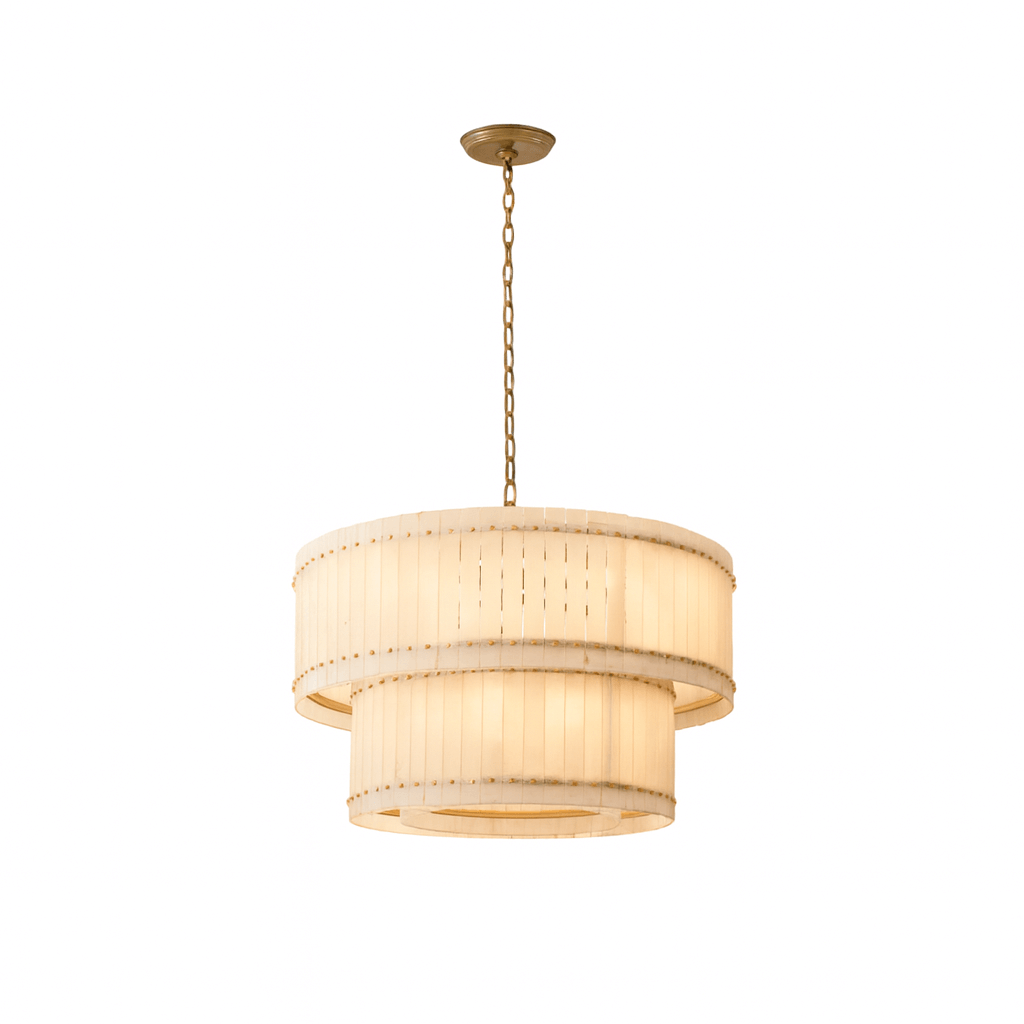 Valmont Marble Chandelier 39" - fovolighting
