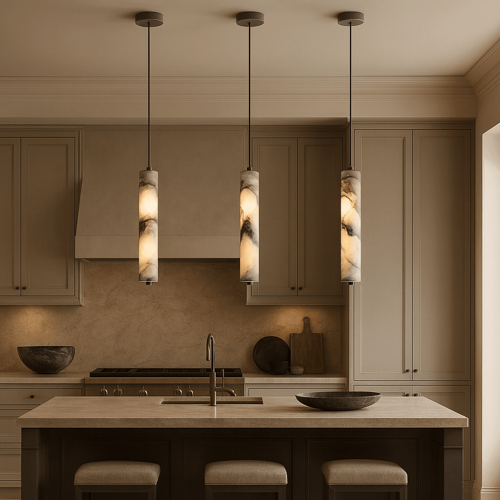 Valmont Marble Pendant Light - fovolighting