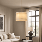 Valmont Marble Round Chandelier 16" - fovolighting