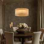 Valmont Marble Round Chandelier 24" - fovolighting
