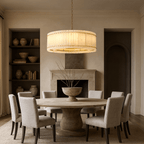 Valmont Marble Round Chandelier 31" - fovolighting