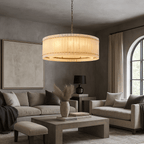 Valmont Marble Round Chandelier 39" - fovolighting