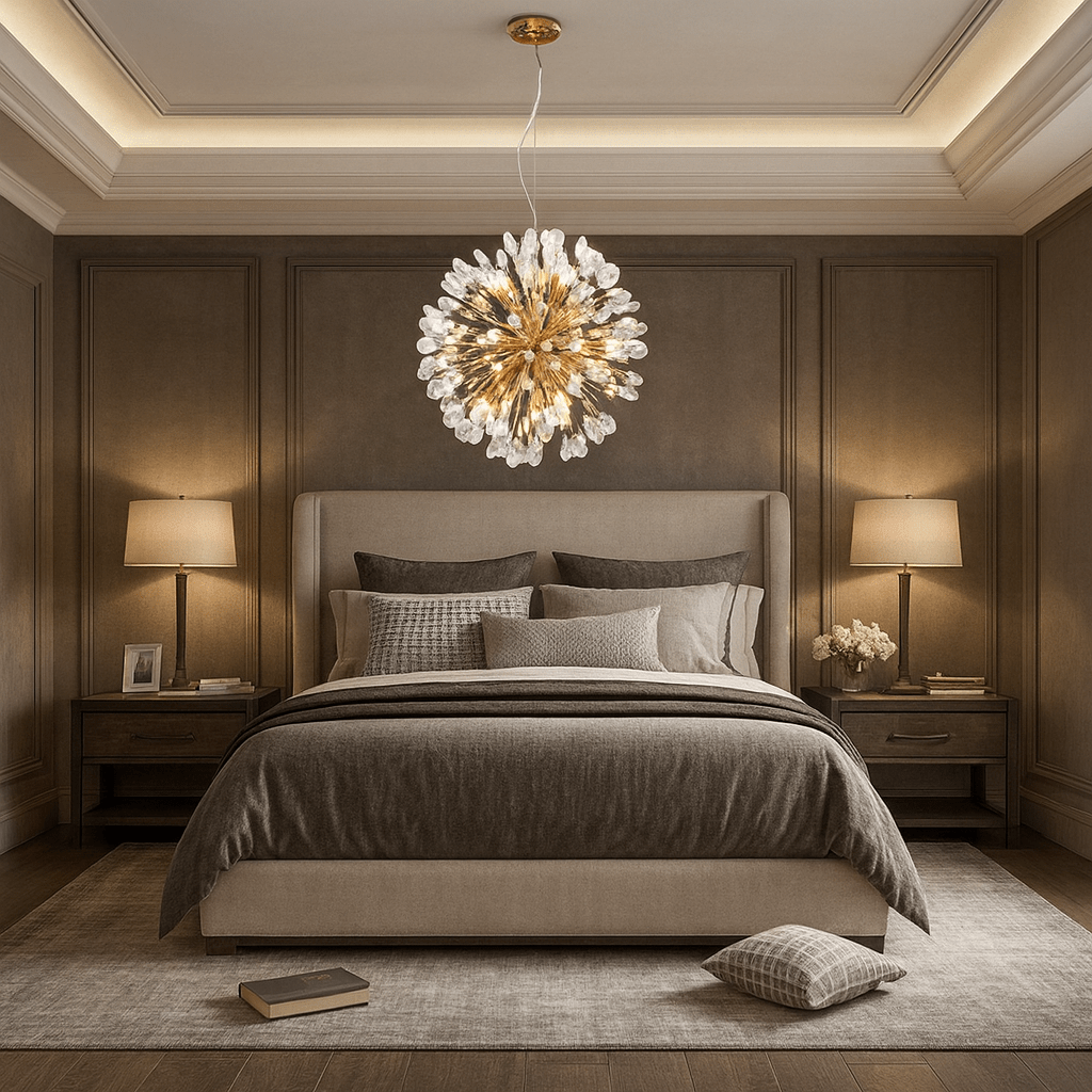 Vanci Crystal Dandelion Chandelier - fovolighting