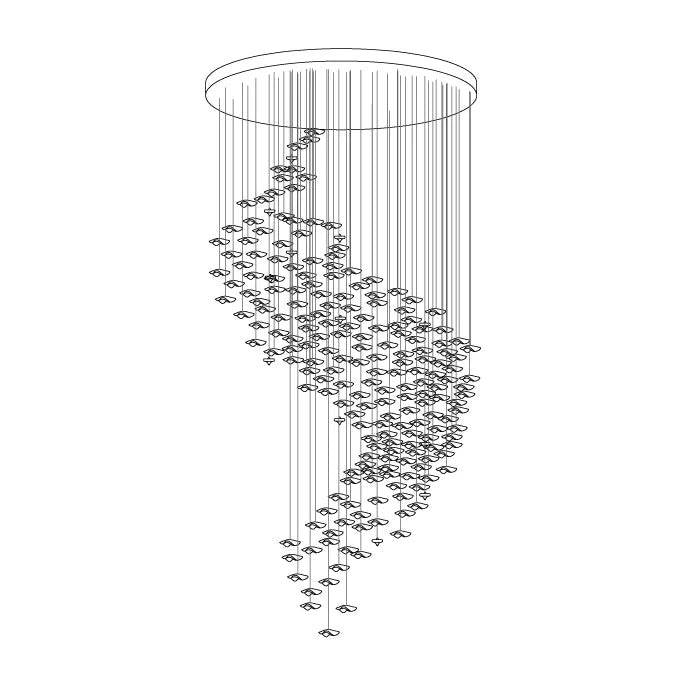 Veloria Fluid Chandelier - fovolighting