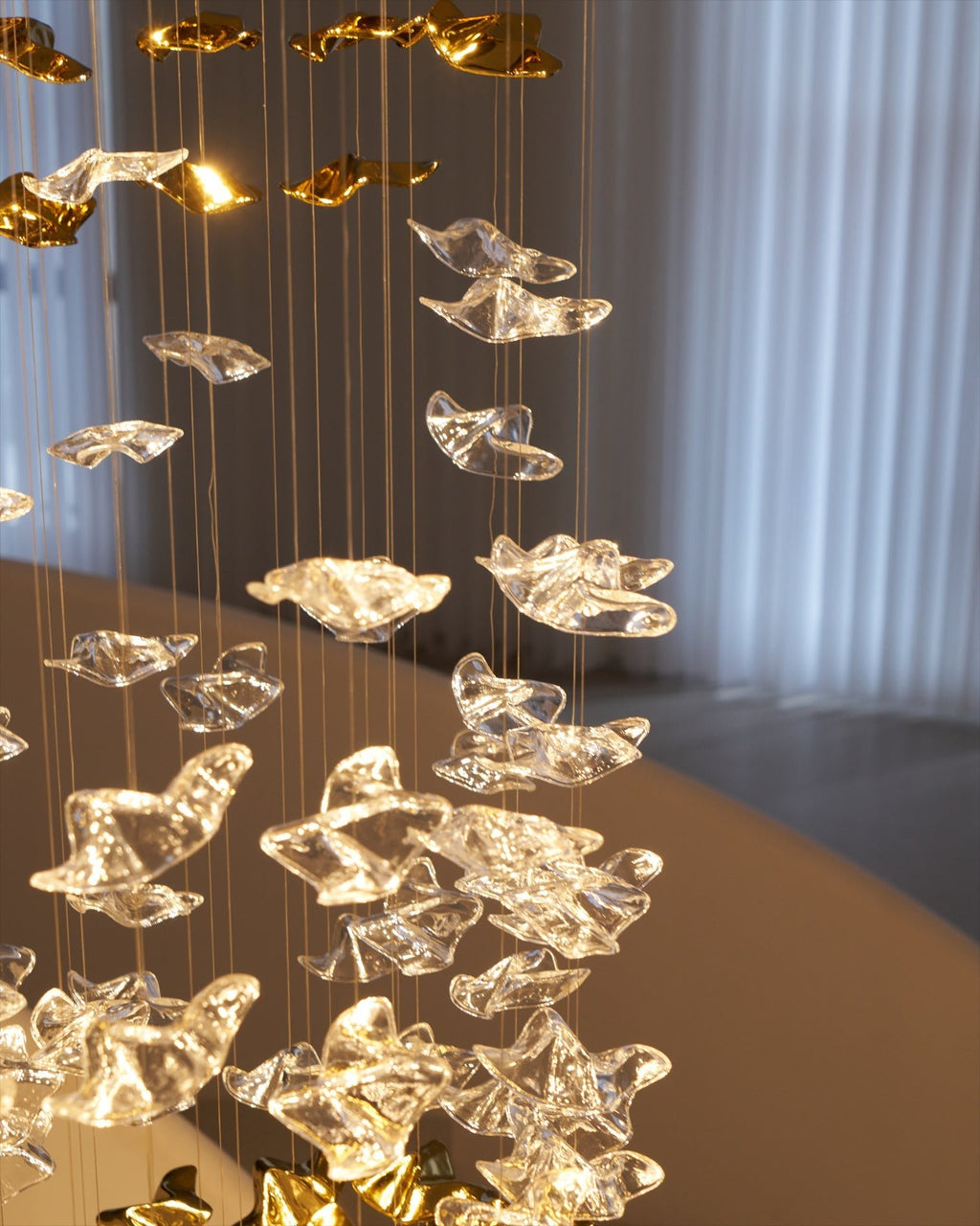 Veloria Fluid Chandelier - fovolighting