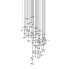 Veloria Fluid Chandelier - fovolighting