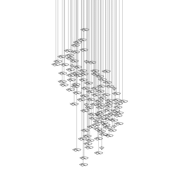 Veloria Fluid Chandelier - fovolighting