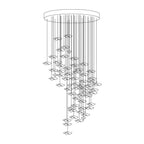 Veloria Fluid Chandelier - fovolighting
