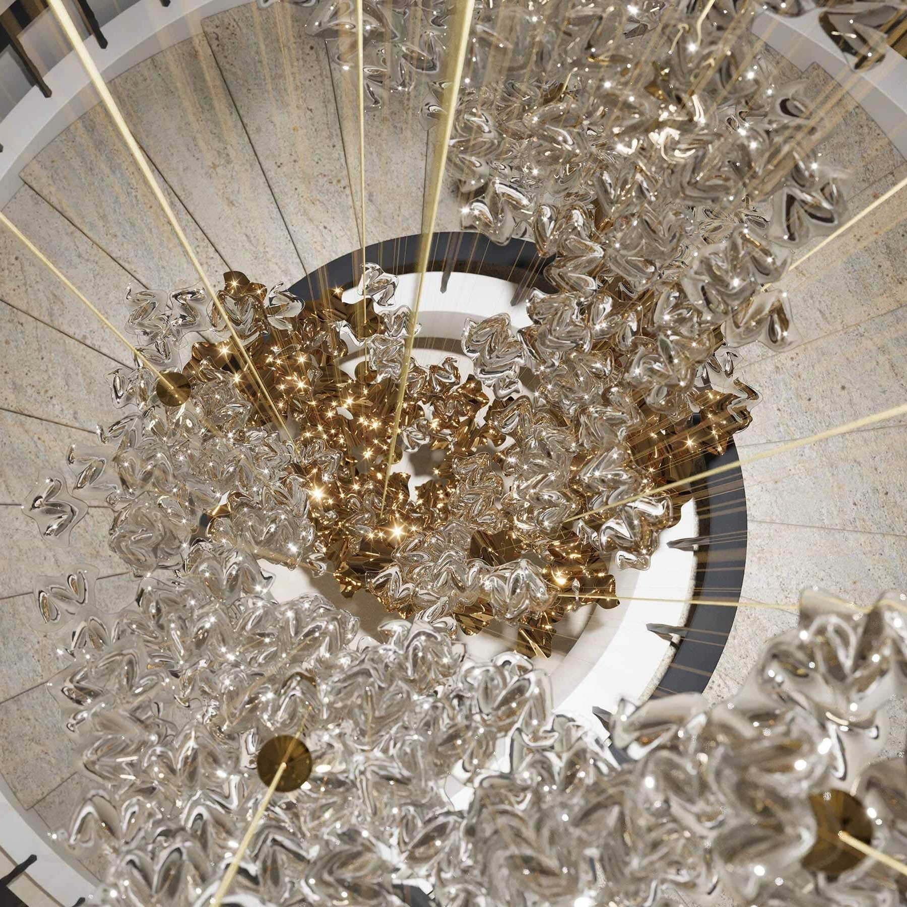 Veloria Fluid Glass Pendant - fovolighting