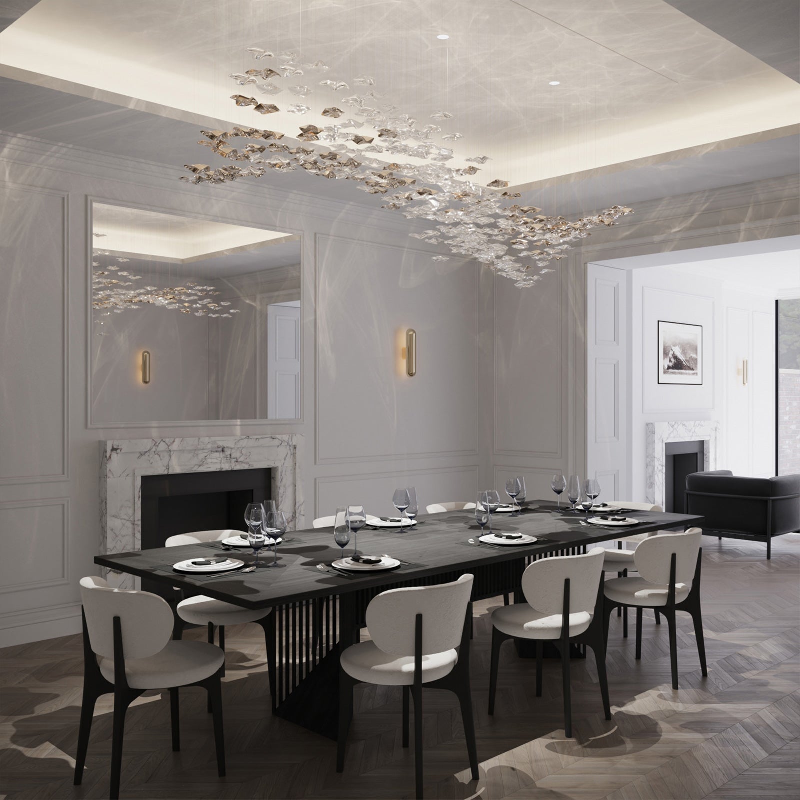 Veloria Fluid Glass Pendant - fovolighting