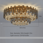Venice 2 - Tier Crystal Chandelier - fovolighting