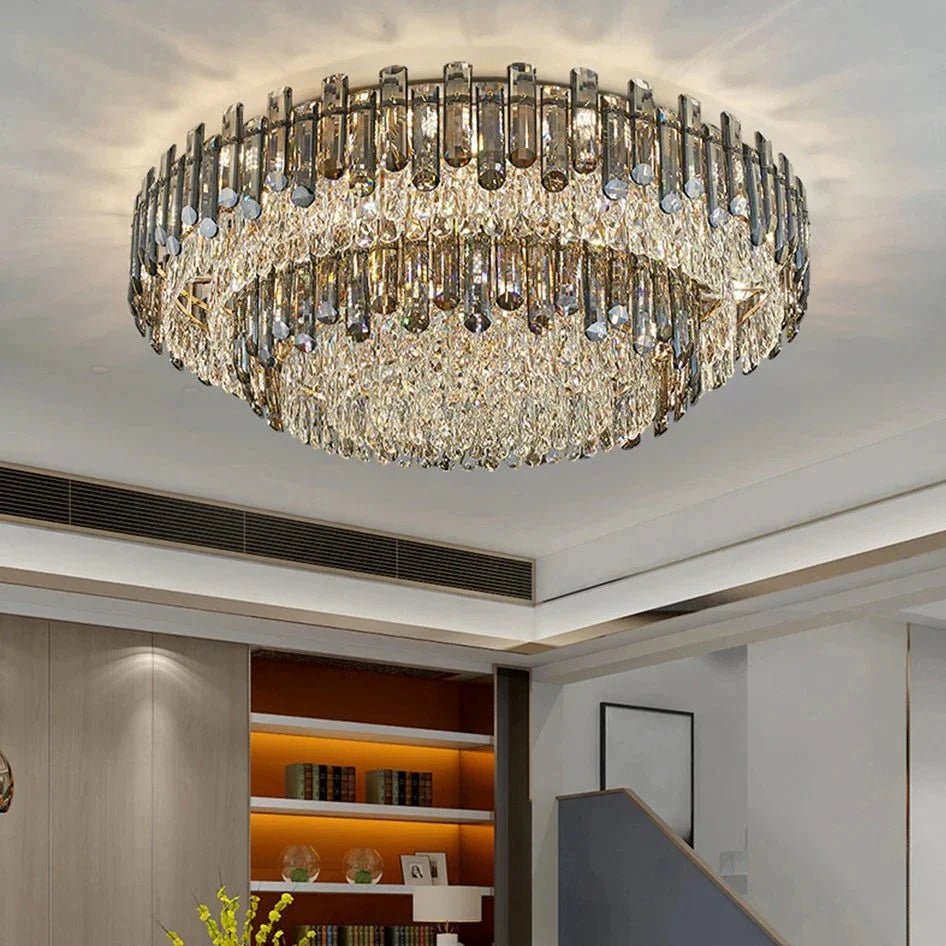 Venice 2 - Tier Crystal Chandelier - fovolighting