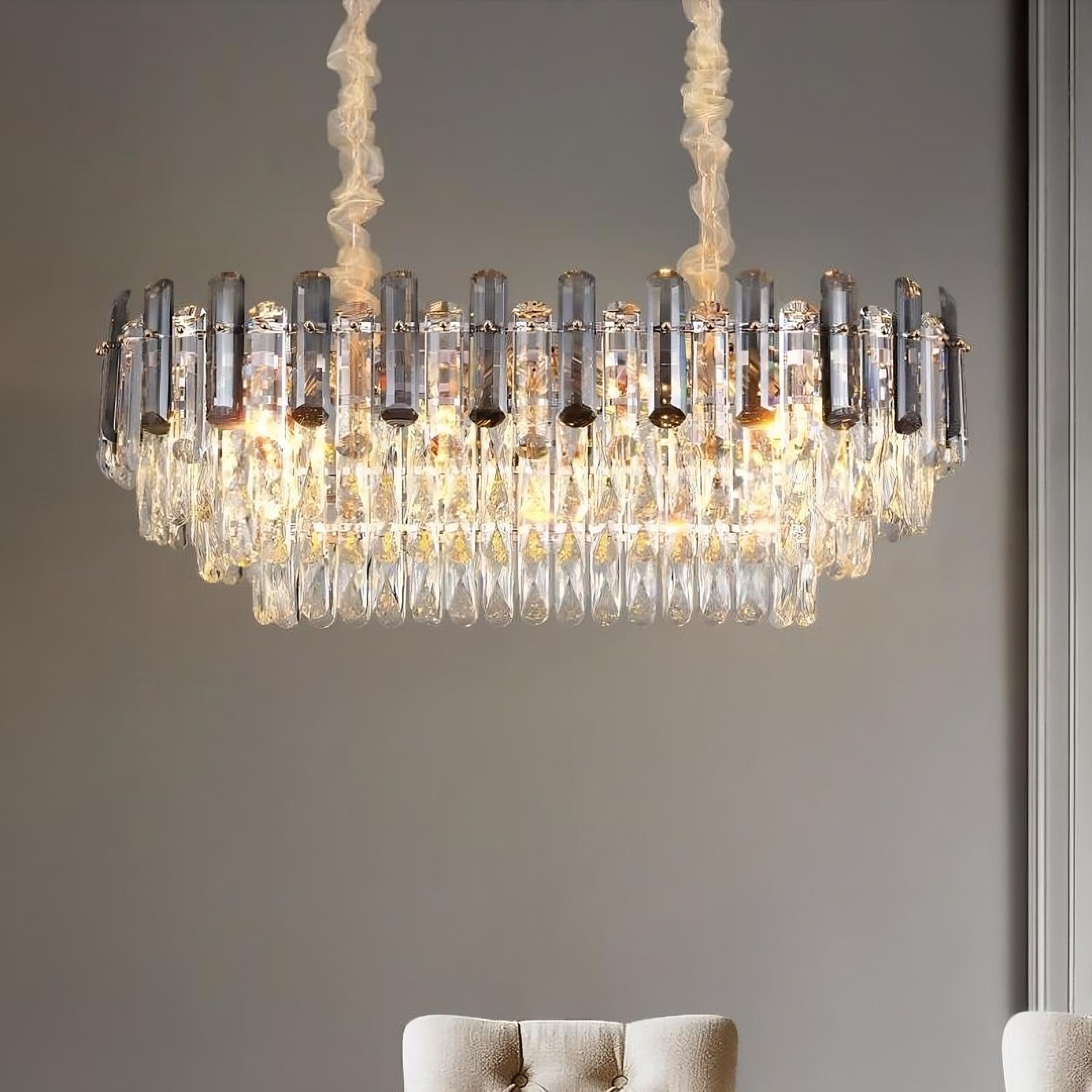 Venice Crystal Dining Room Chandelier - fovolighting