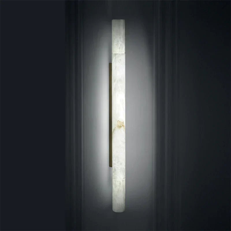 Venus Modern Linear Alabaster Wall Sconce 3"4.7" - fovolighting