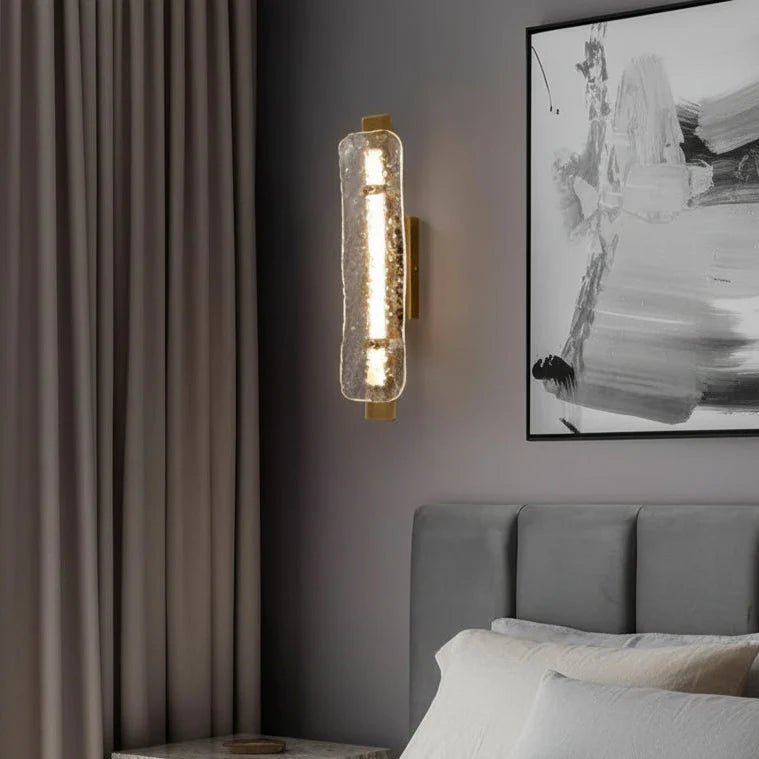 Verena Copper & Glass Wall Sconce - fovolighting
