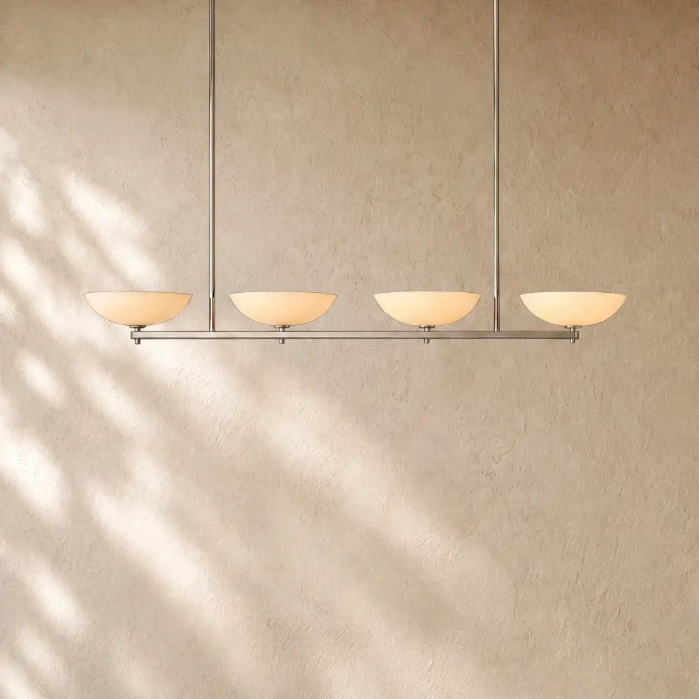 Vernat Linear Chandelier - Polished Nickel / 60’’