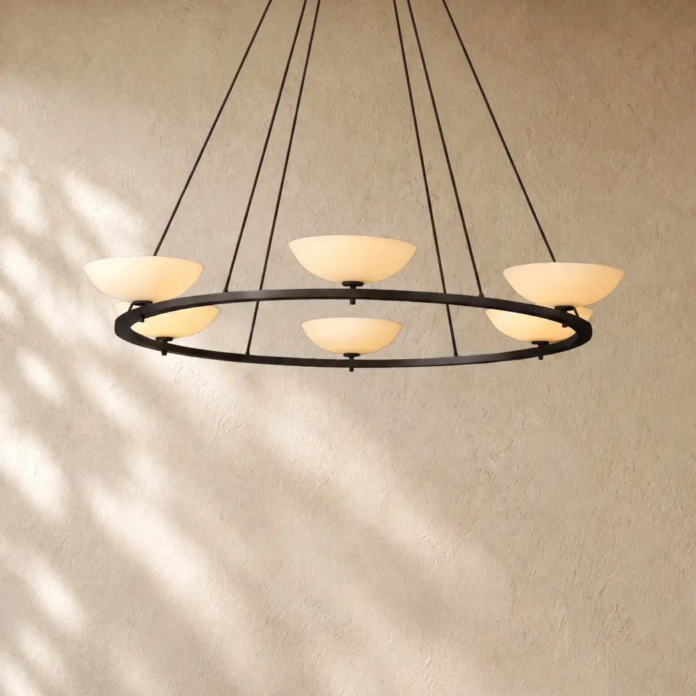 Vernat Round Chandelier - Bronze / 60’’