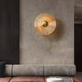Vetra Ripple Glass & Copper Wall Sconce - fovolighting
