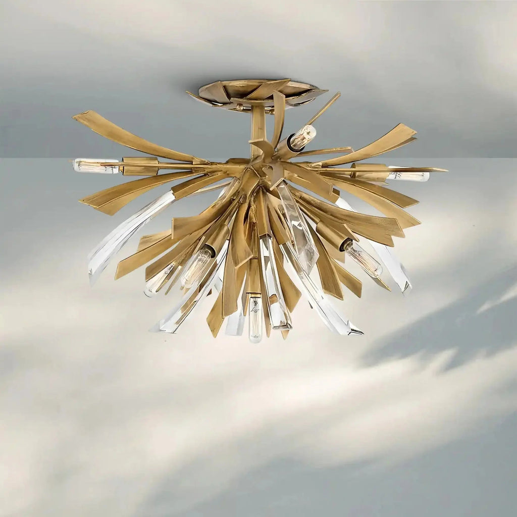 Vida Large Semi - Flush Mount - fovolighting