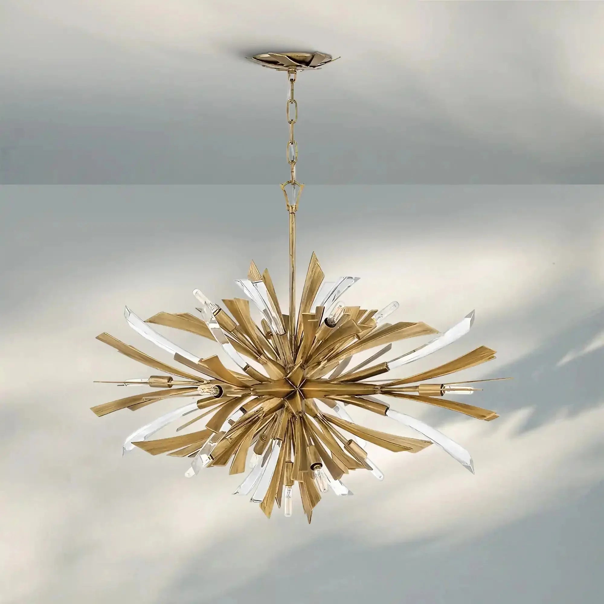 Vida Large Single Tier Chandelier - fovolighting