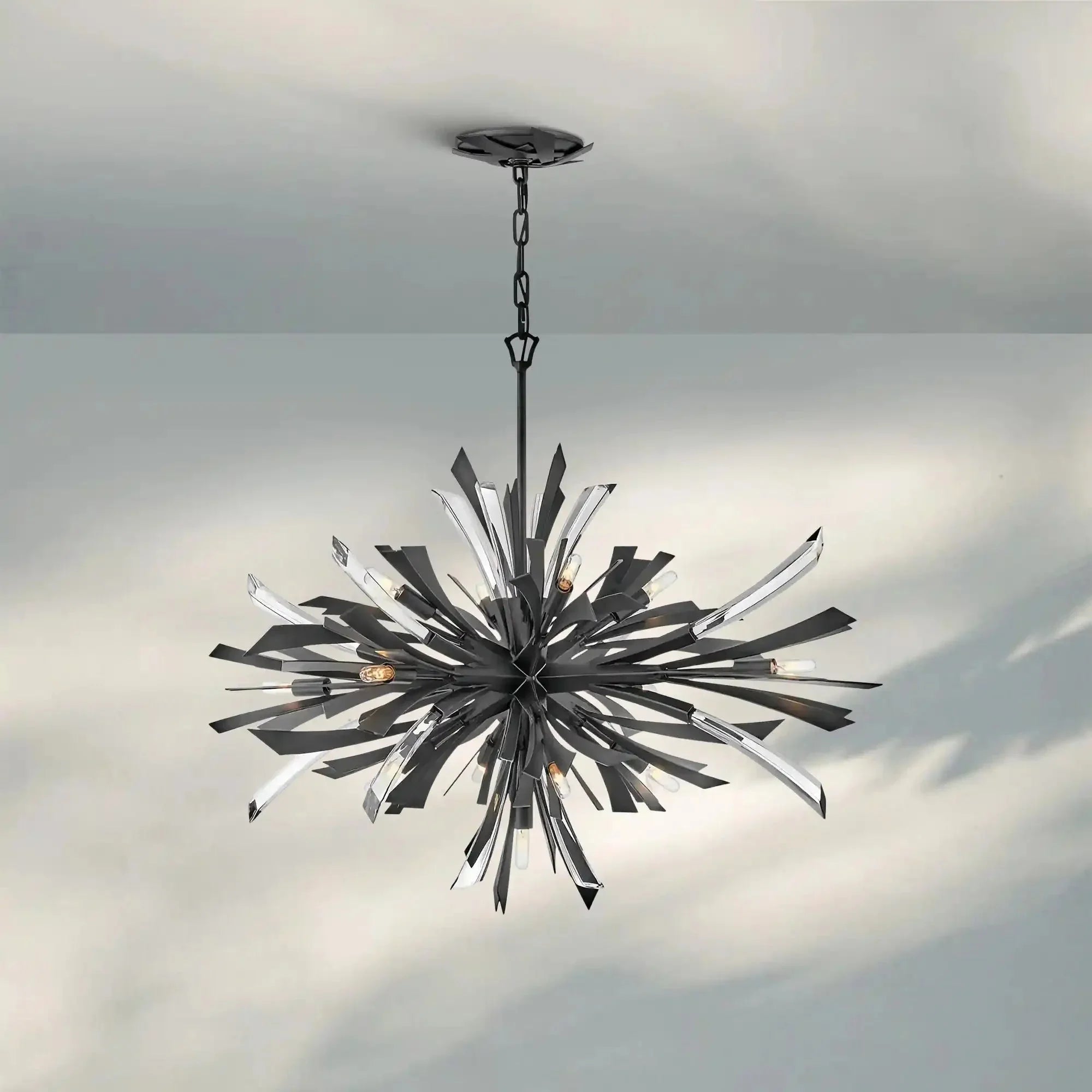 Vida Large Single Tier Chandelier - fovolighting