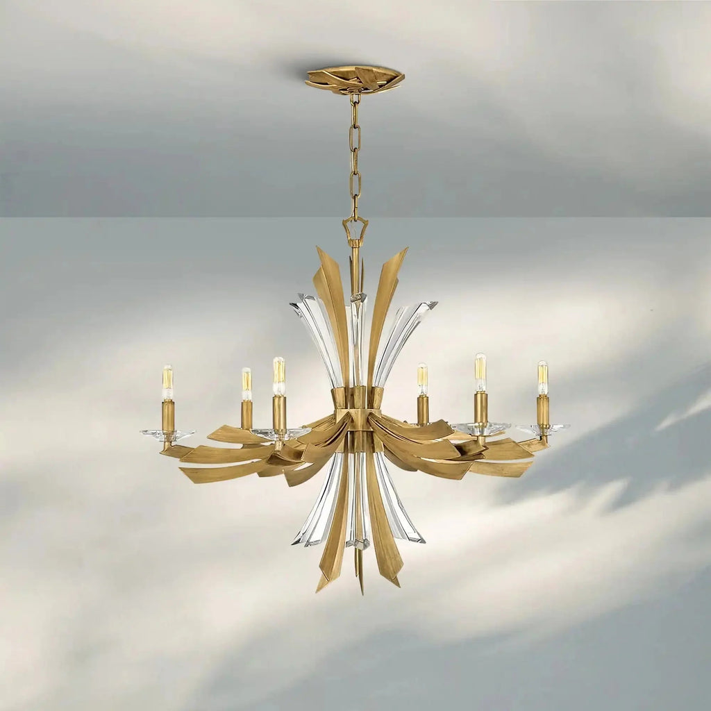 Vida Medium Single Tier Chandelier - fovolighting