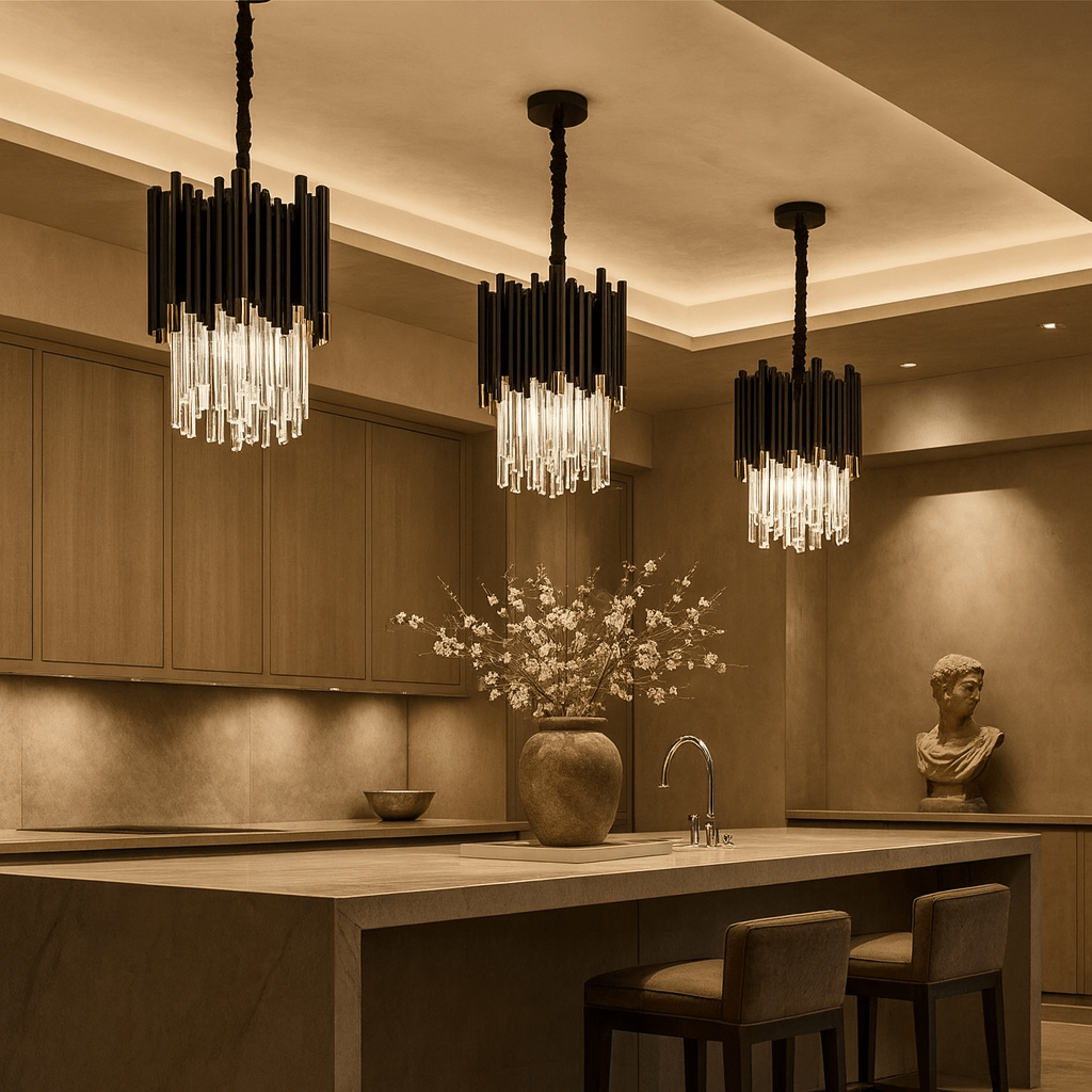 Vigo 12" Crystal Round Chandelier - fovolighting