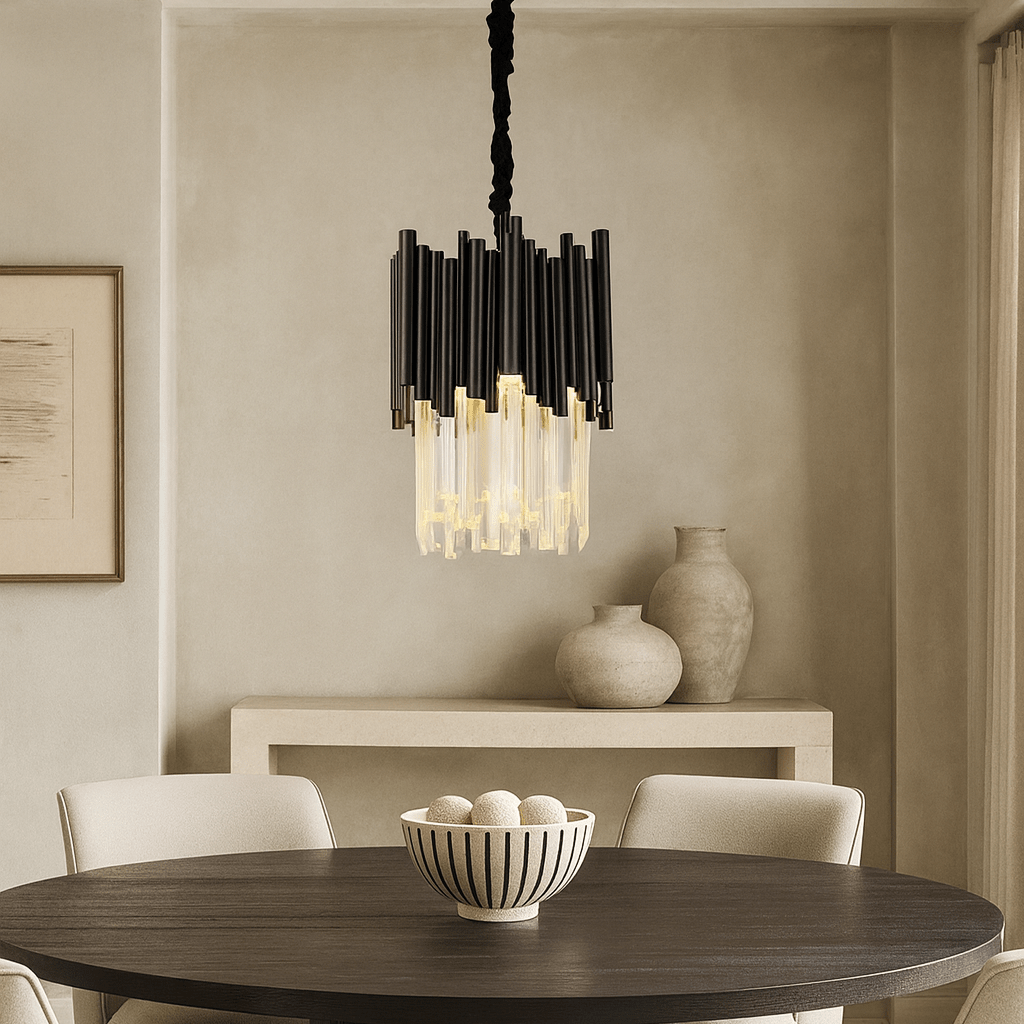 Vigo 12" Crystal Round Chandelier - fovolighting