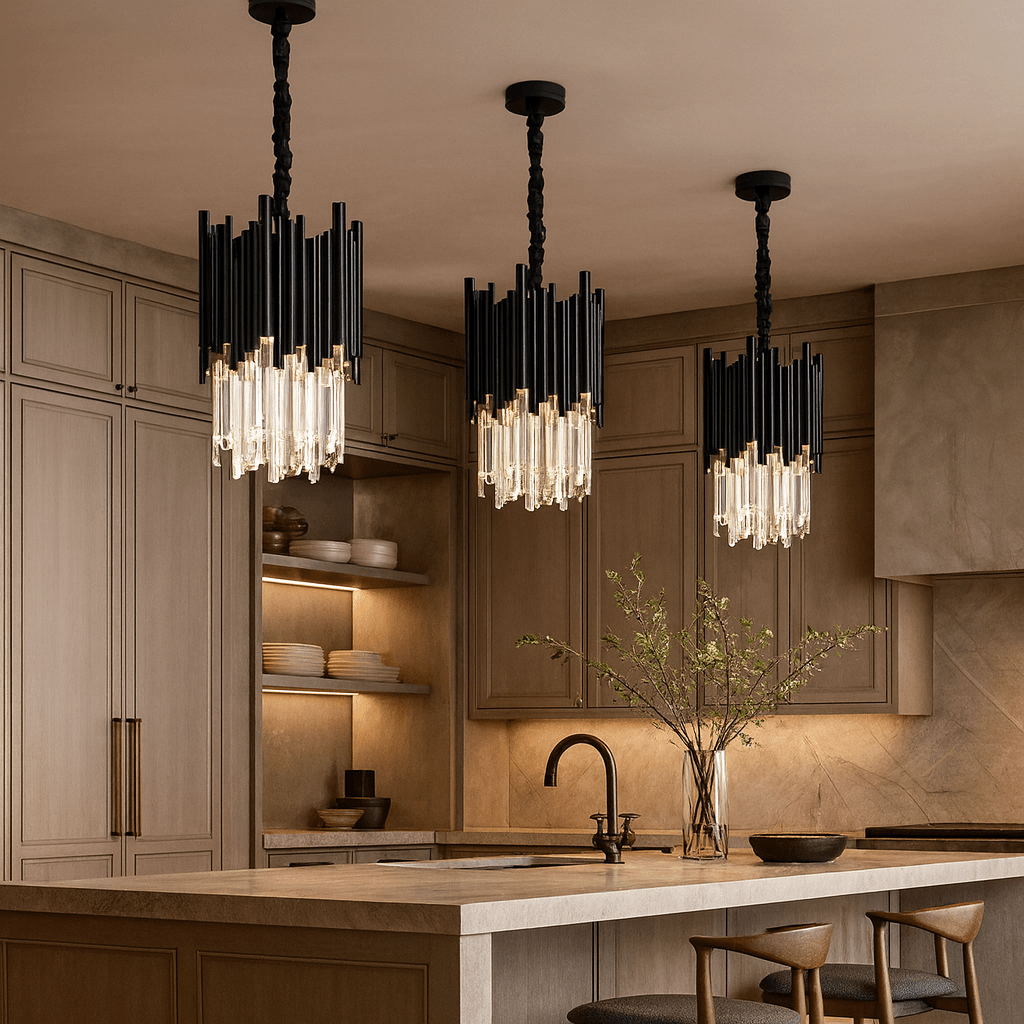 Vigo 12" Crystal Round Chandelier - fovolighting