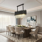 Vigo Crystal Dining Room Chandelier - fovolighting