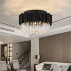 Vigo Crystal Flush Mount Chandelier - fovolighting