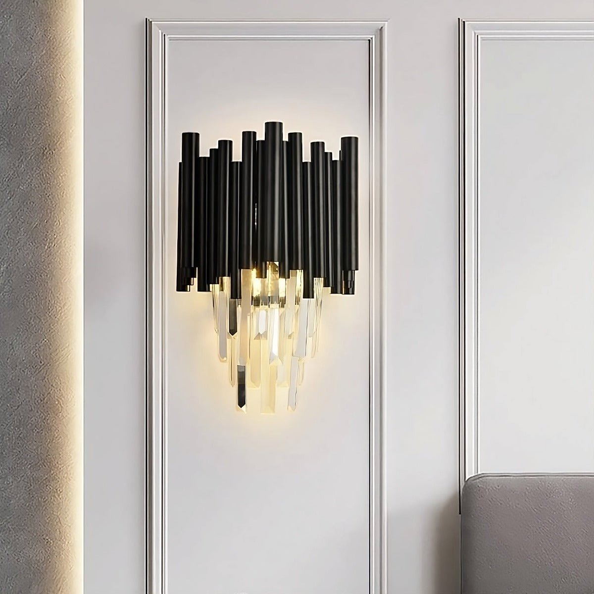 Vigo Crystal Wall Sconce - fovolighting
